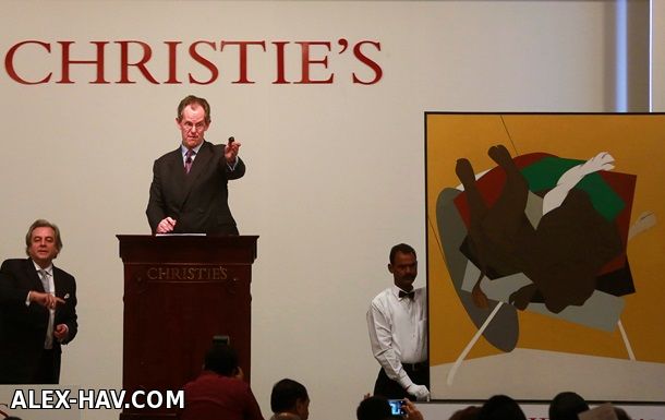 Broken record sales of works of art at auction